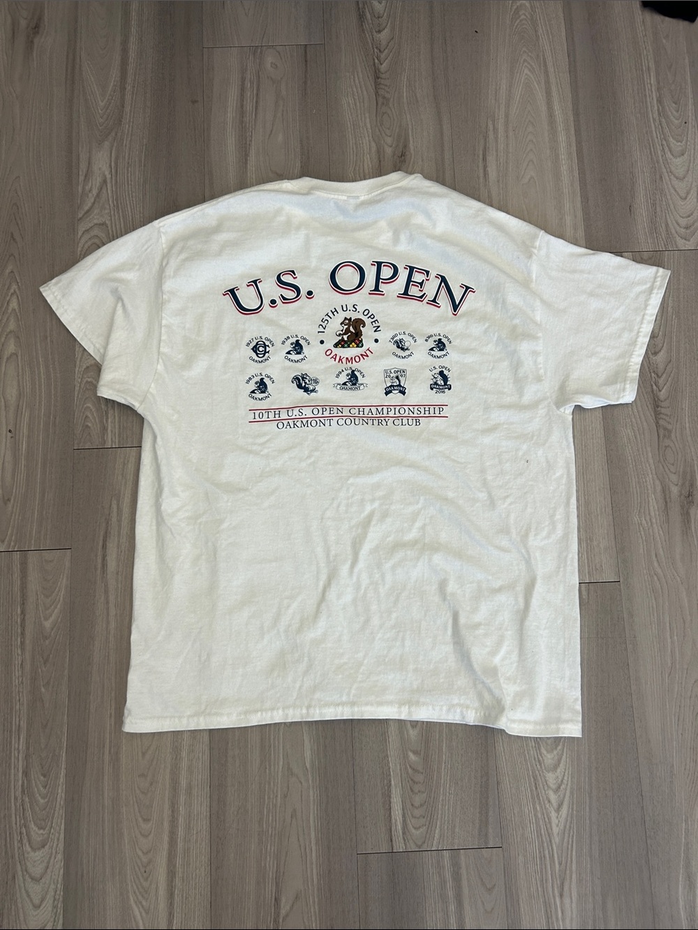 U.S. Open White Graphic Short-Sleeve Shirt